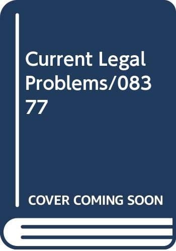 Current Legal Problems 1991 Vol. 44