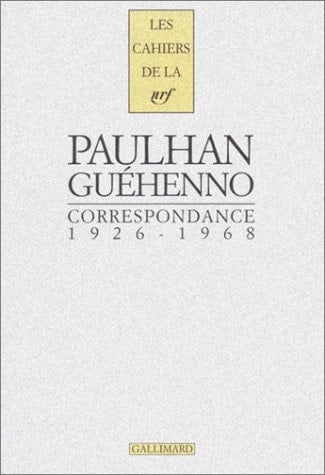 Correspondance: (1926-1968)