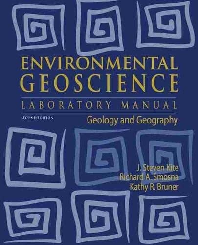 Environmental Geoscience Laboratory Manual Geology and Geography 11