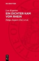 Ein Dichter kam vom Rhein Heinrich Heines Leben und Leiden