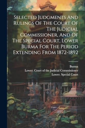Selected Judgments And Rulings Of The Court Of The Judicial Commissioner, And Of The Special Court, Lower Burma For The Period Extending From 1872-1892