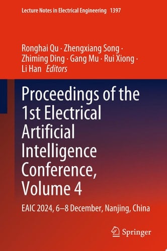 Proceedings of the 1st Electrical Artificial Intelligence Conference, Volume 4