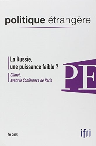 La Russie, une puissance faible ? Climat : avant la Conférence de Paris