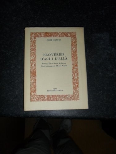 Proverbis d'ací i d'allà