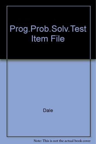 Programming and Problem Solving Test Item File