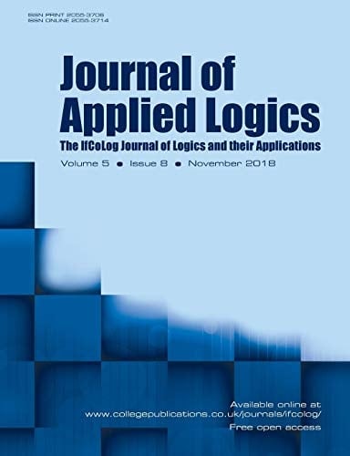 Journal of Applied Logics - IfCoLog Journal Volume 5, Number 8, November 2018