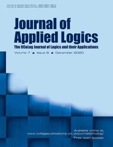 Journal of Applied Logics - The IfCoLog Journal of Logics and Their Applications Volume 7, Issue 6, December 2020