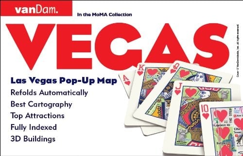 Vandam Las Vegas, Nevada Pop-Up Map