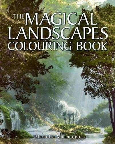 MAGICAL LANDSCAPES COLOURING BOOK.