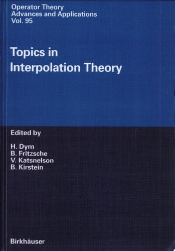 Topics In Interpolation Theory