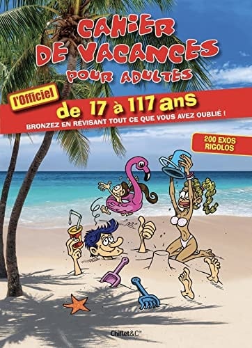 Cahier de vacances pour adultes