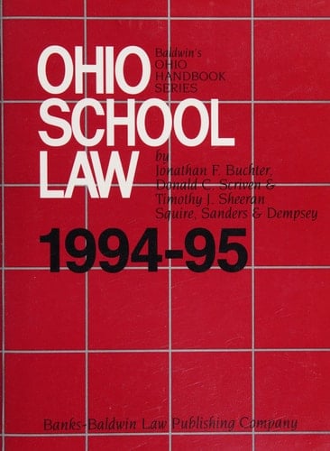 Ohio School Laws, 1994-95