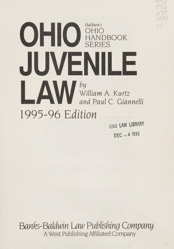 Ohio Juvenile Law