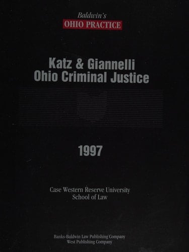 Ohio Criminal Justice, 1997
