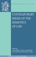 Contemporary Issues of the Semiotics of Law Cultural and Symbolic Analyses of Law in a Global Context