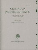 Geiriadur Prifysgol Cymru 55 (tachmoniad - Teithi)