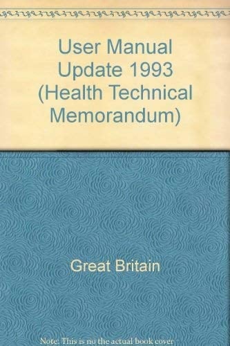 User Manual Update 1993