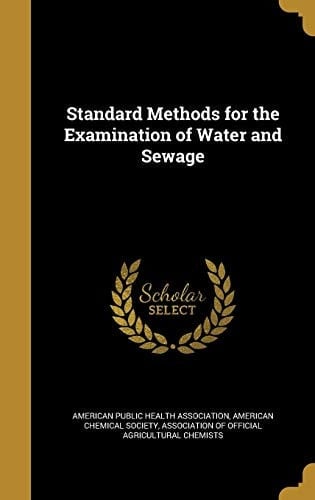 Standard Methods for the Examination of Water and Sewage
