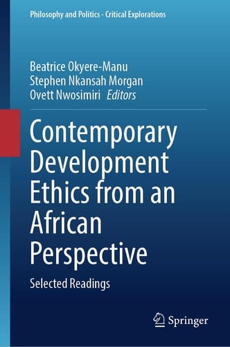 Contemporary Development Ethics from an African Perspective Selected Readings