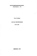 Sociale kontantydelser 1976-1987