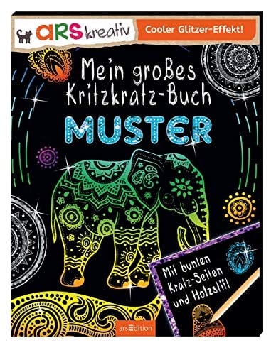 Mein großes Kritzkratz-Buch Muster