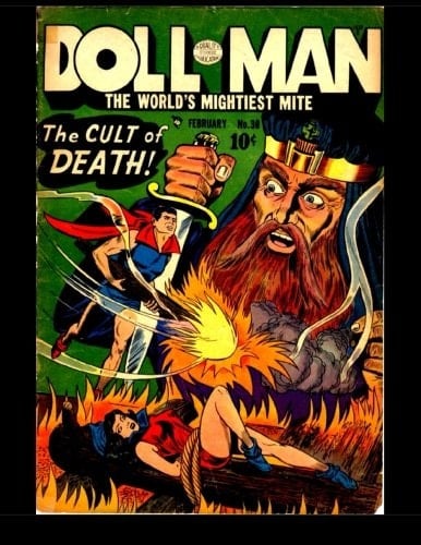 Doll Man #38 Golden Age Comics First Superhero with Shrinking Power 1952