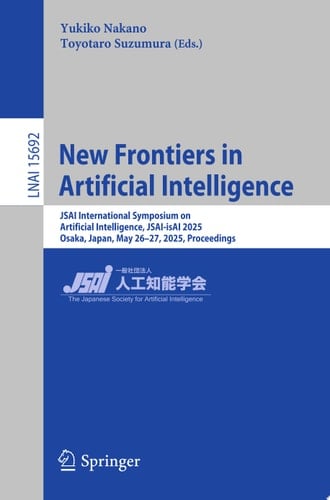 New Frontiers in Artificial Intelligence