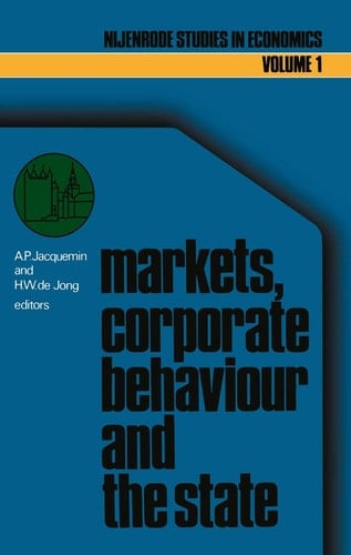 Markets, corporate behaviour and the state International aspects of industrial organization