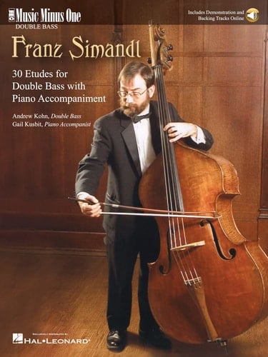 Franz Simandl 30 Etudes for Double Bass & Piano