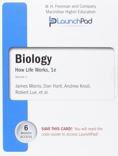 LaunchPad for Morris's Biology: How Life Works Volume 1 (6 month access)