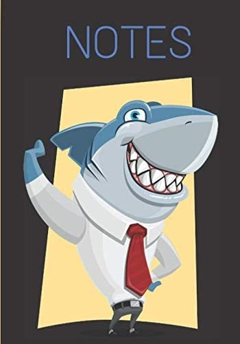 Notes: Carnet de notes humour sur le thème requin (French Edition)
