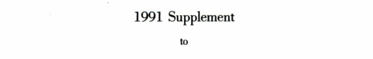 Civil Rights Actions Section 1983 and Related Statutes, 1991 Supplement