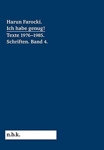 Ich habe genug! Texte 1976-1985