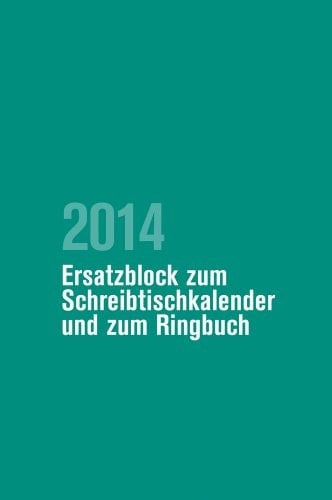 Pfarrerkalender/Pfarrerinnenkalender Ersatzblock 2014
