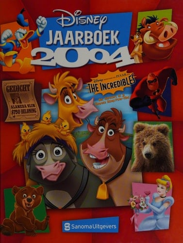 Disney jaarboek 2004 met characters uit je favoriete Disney/Pixar-films