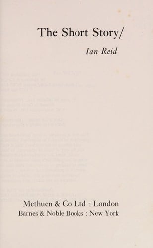 The short story (The Critical idiom ; 37)