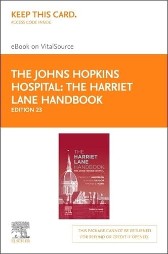 The Harriet Lane Handbook - Elsevier eBook on VitalSource (Retail Access Card) The Johns Hopkins Hospital