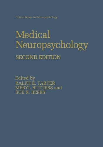 Medical Neuropsychology Second Edition