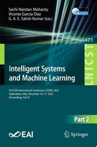 Intelligent Systems and Machine Learning