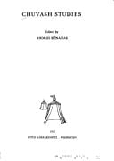 Chuvash studies (Asiatische Forschungen)