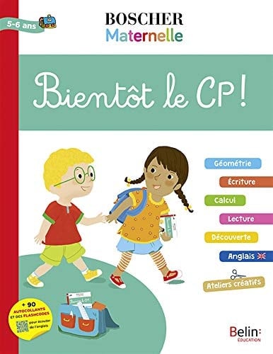 Bientôt le CP ! 5-6 ans + 90 autocollants et des flashcodes pour écouter de l'anglais