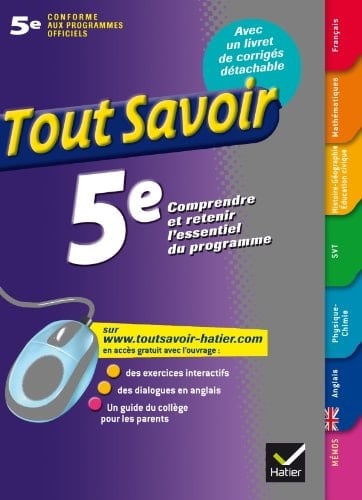 Tout savoir 5e