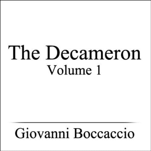 The Decameron, Book I (Classic Books on Cassettes Collection)