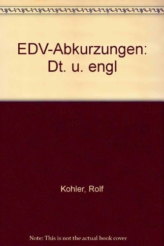 EDV-Abkürzungen dt. u. engl