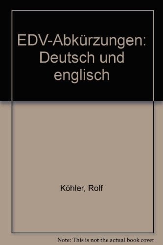EDV-Abkürzungen Deutsch und Englisch