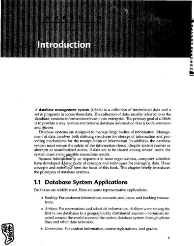 Database System Concepts