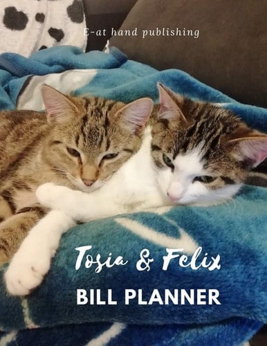 Tosia and Felix Bill Planner We Can Hang It on the Fridge Or Magnetic Board So That the Whole Family Can Use It. Large Size, 146 Pages