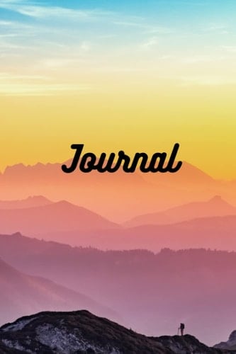 Mountain View Journal | Fun and cute notebook/Journal | Ruled Lines | White Paper & Graphics