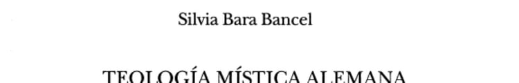 Teología mística alemana estudio comparativo del "Libro de la Verdad" de Enrique Suso con el Maestro Eckhart