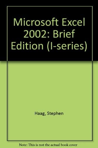 Microsoft Excel 2002 Brief